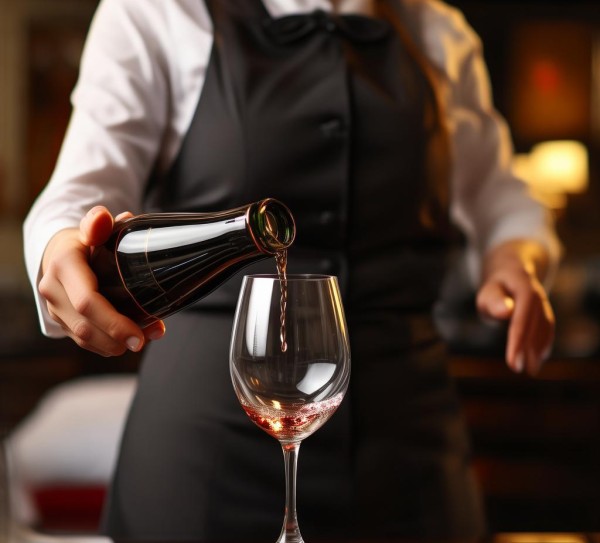 酒店服务员倒酒礼仪，文明服务的必修课